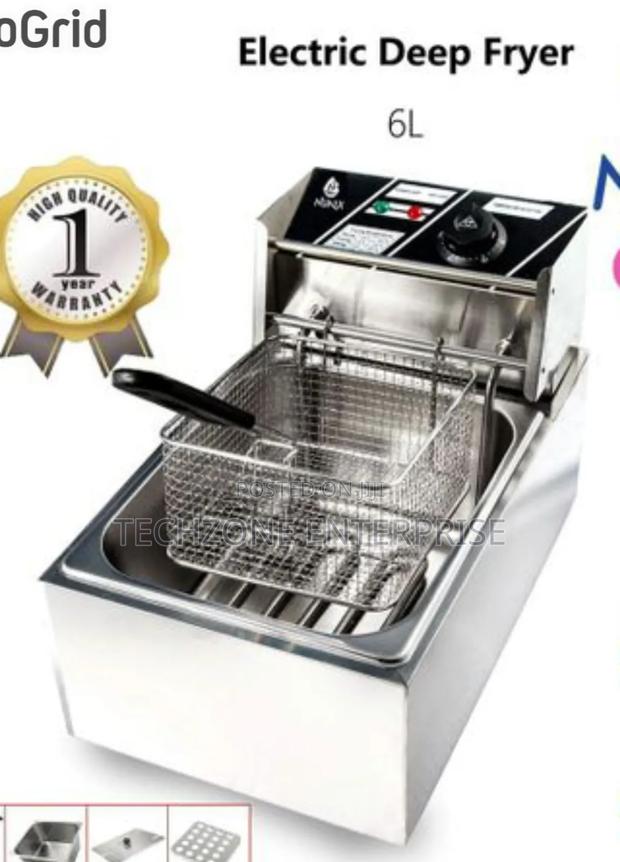 Nunix Mf-01 6l Electric Deep Fryer With Led Indicator