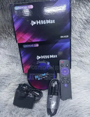  Android Tv Box 4gb Ram, 32gb Storage (.H96 Max)