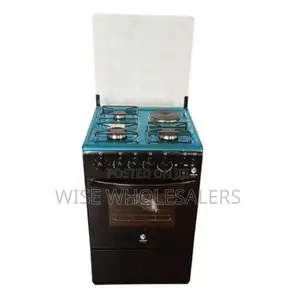 Euroken Euro55 3+1 50x55 Black Standing Cooker With Electric Oven***