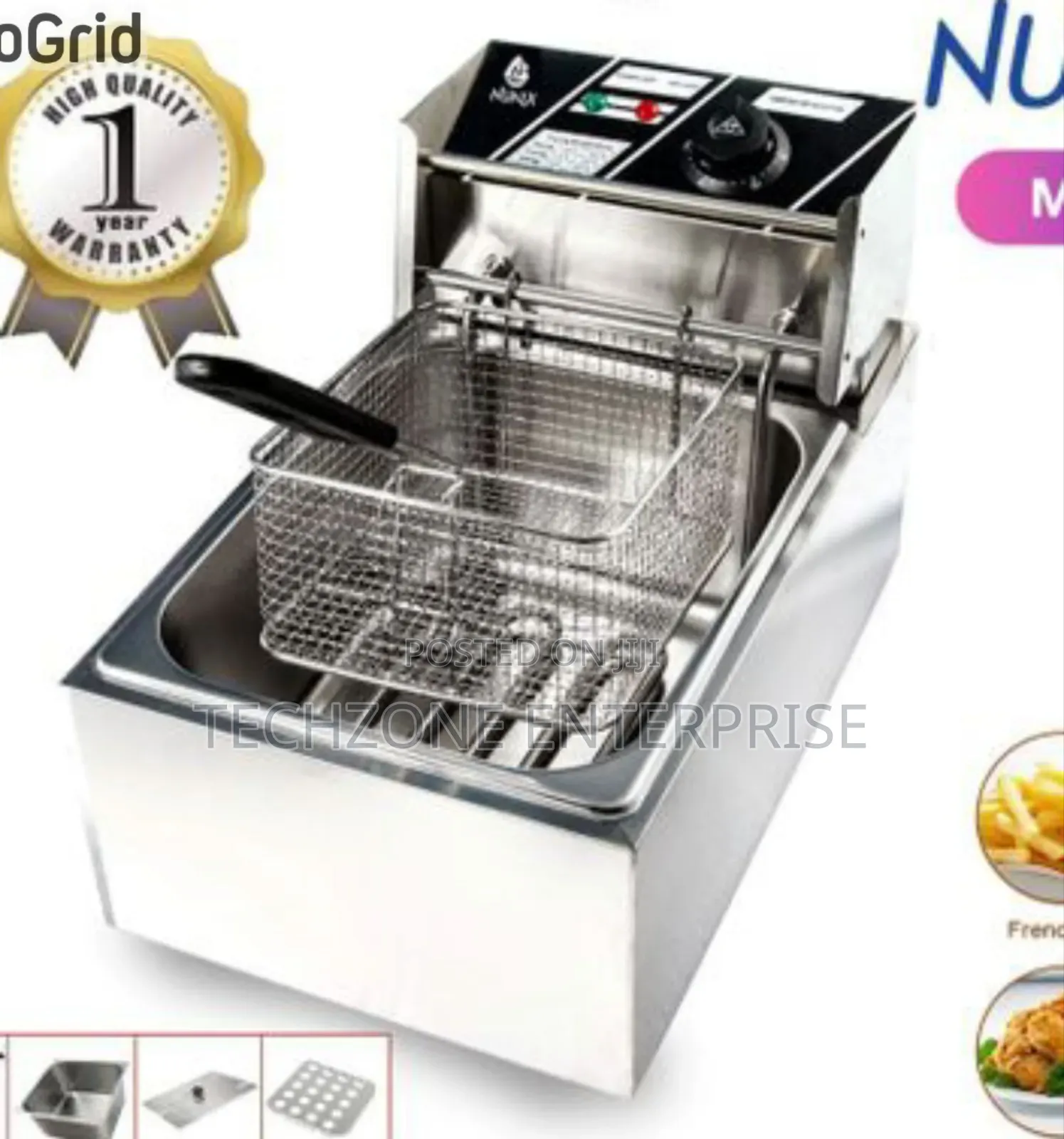 Nunix Mf-01 6l Electric Deep Fryer With 2500 Watts