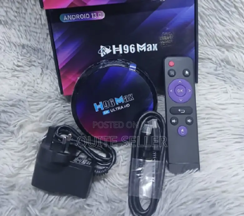 Android TV Box 4gb Ram, 32gb Storage (.H96 Max)