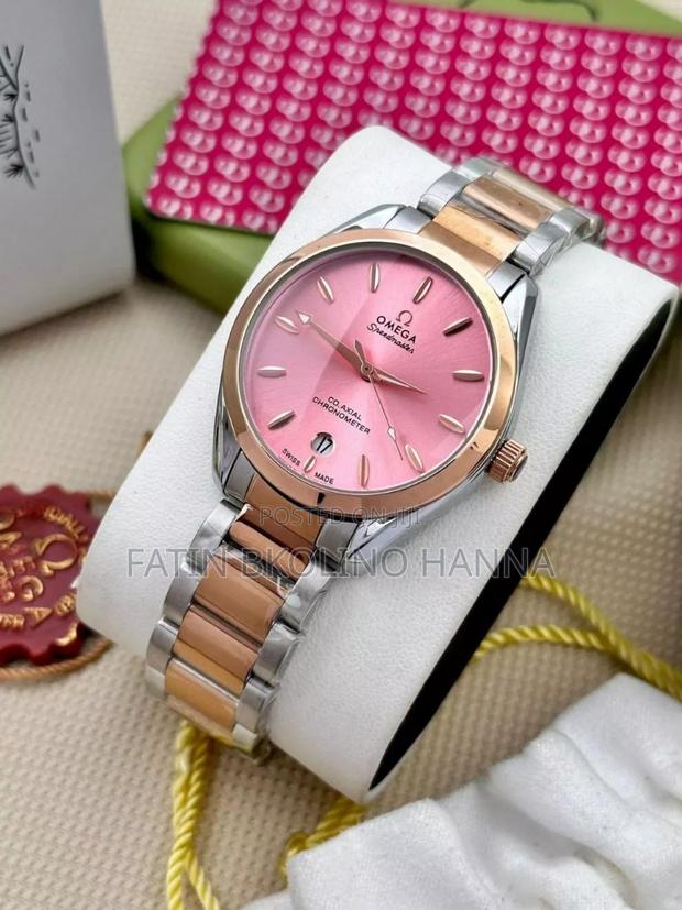 Omega Lady's Watch Silver Gold - main view