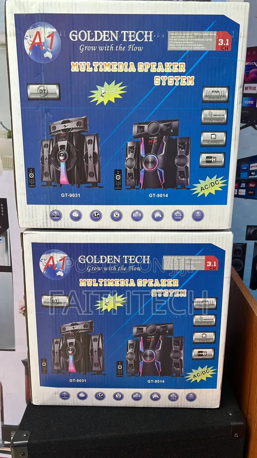 3.1ch Goldentech Multimedia Speaker Woofer