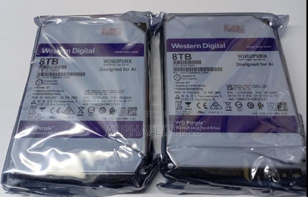 Wd Purple Surveillance Hard Drive - 8tb for DVRS and NVRS