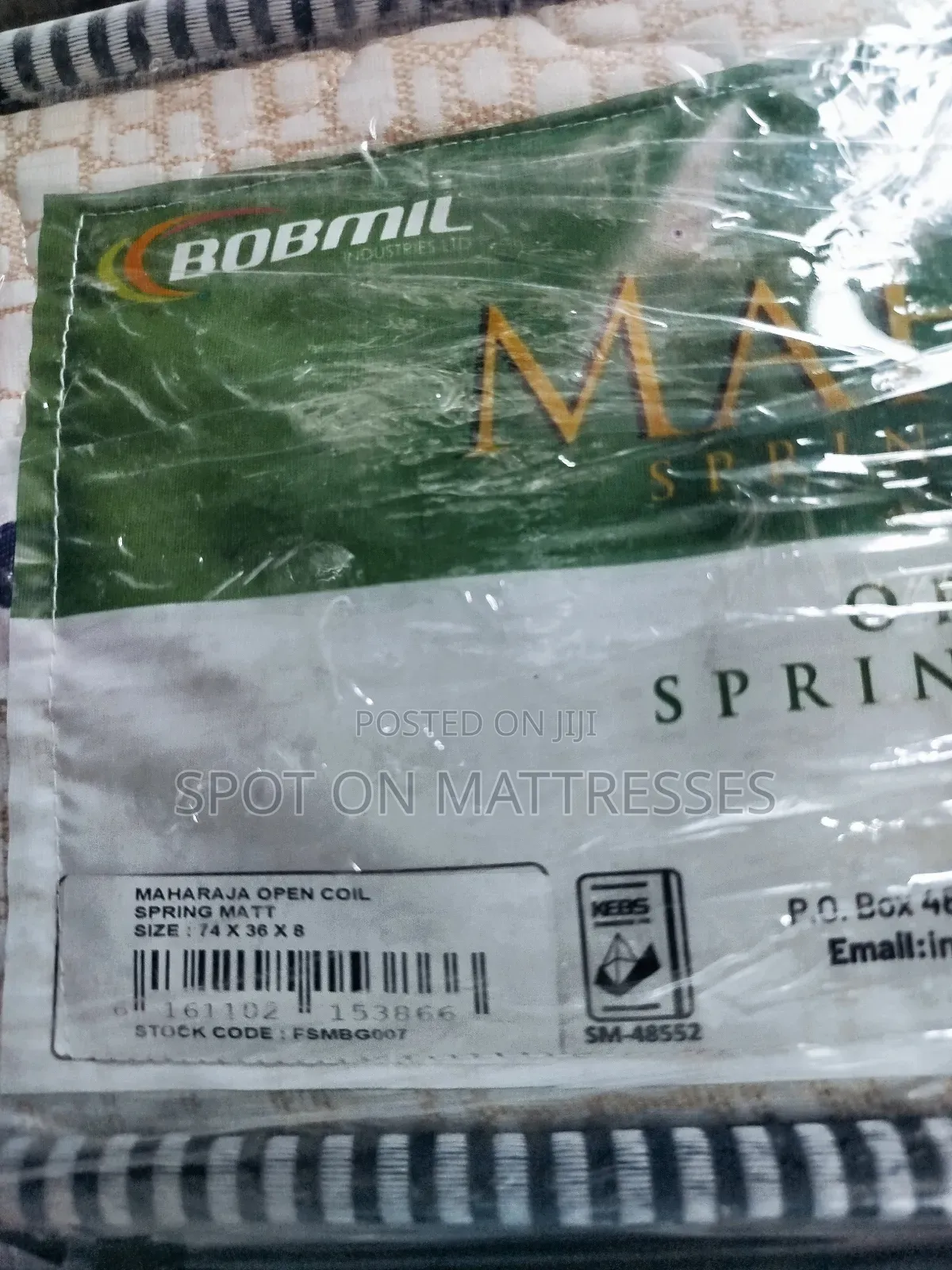 Single Bed - 36"×74"×8" Orthopedic Spring Mattresses + Free Delivery.