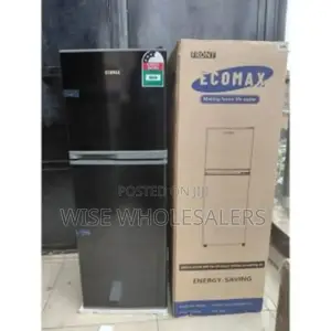 Ecomax 138 Litres Dark Silver Double Door Refrigerator....
