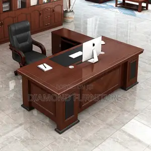 Office Desk; 1.6m L-Shaped Modern Work Desk