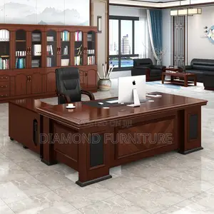 Office Desk; 1.6m L-Shaped Modern Work Desk
