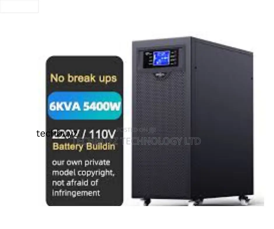 Evi 6000va / 5400w Tower Online Single Phase Ups - Ep-Ups6000y11ot