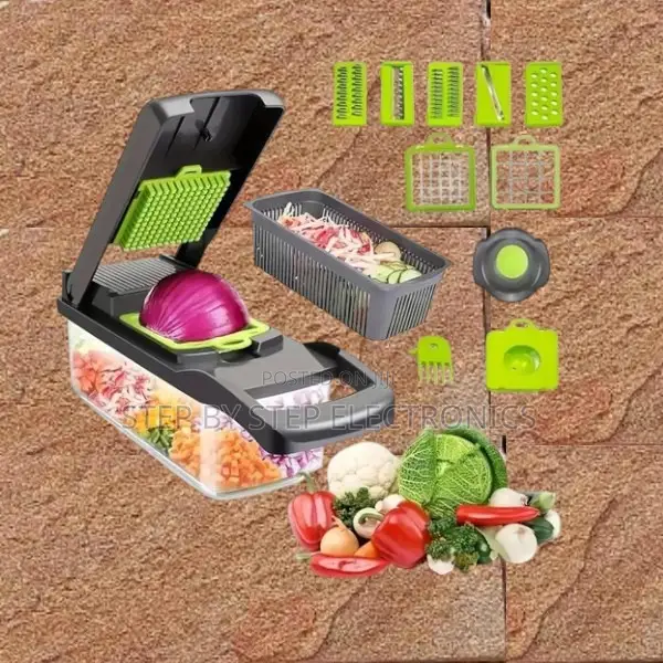 Manual 16 in 1 Multifunctional Vegetable Fruits Chopper Cutter Slicer
