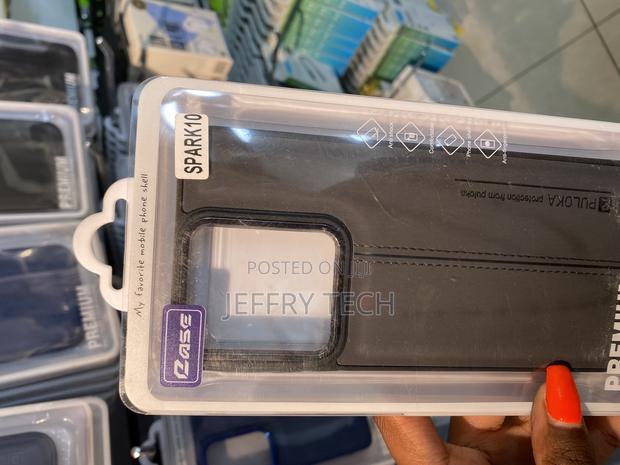 Nestar Tecno Spark 10 Pu Leather Back Cover Shockproof - main view