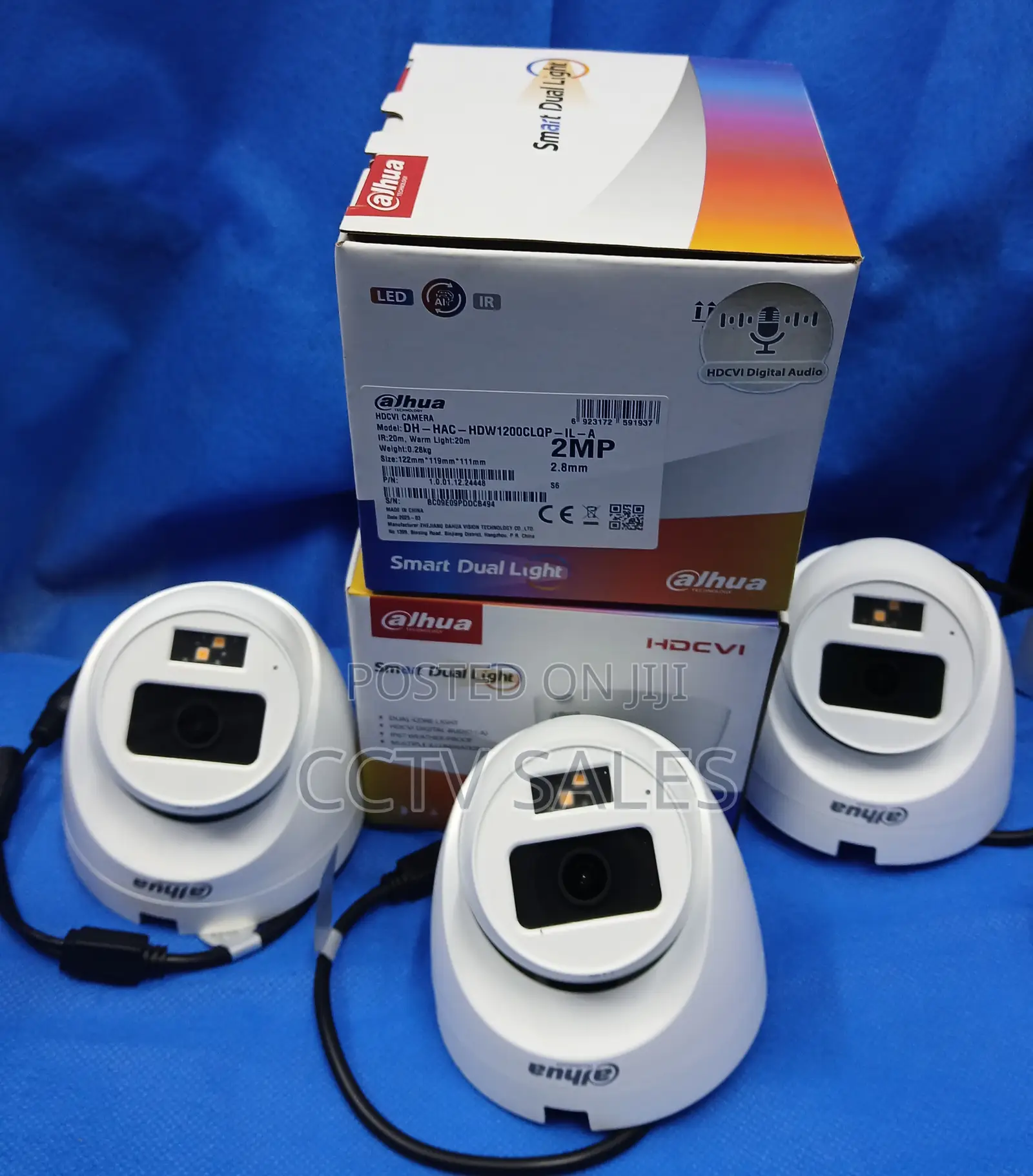 Brand New Dahua Hd Indoor Dome CCTV Camera With Audio Ability