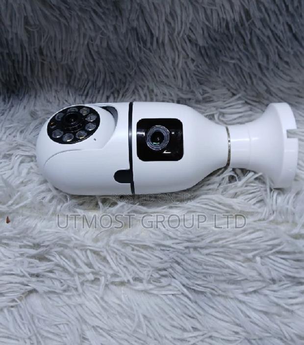 V380 Wireless CCTV Bulb PTZ Cameraremote Control and Mobile App Access