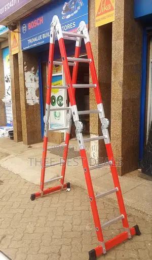 Fibreglass Extension Multi-Folding Ladder 4×4