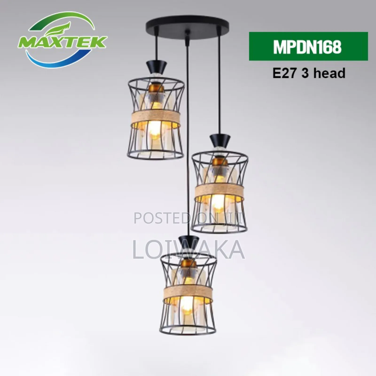 Triple Pendant Light