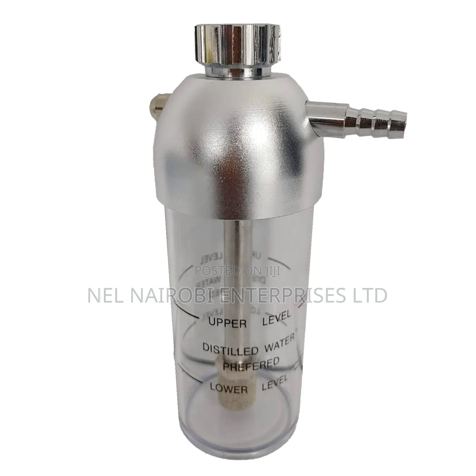 Flowmeter Dual Oxygen, Wall Probe & Regulator Aluminium Top