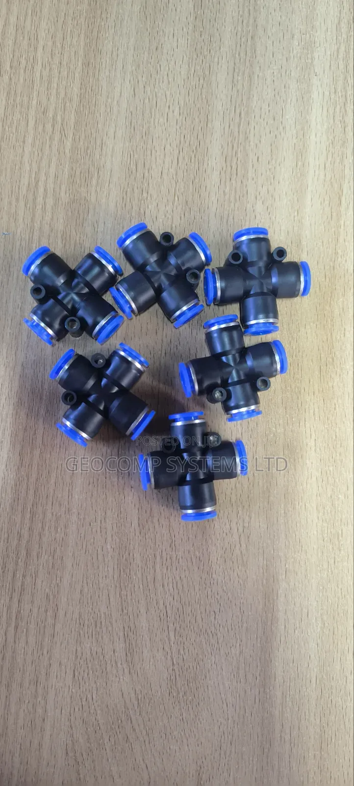 Pneumatic Cross Tee 10mm