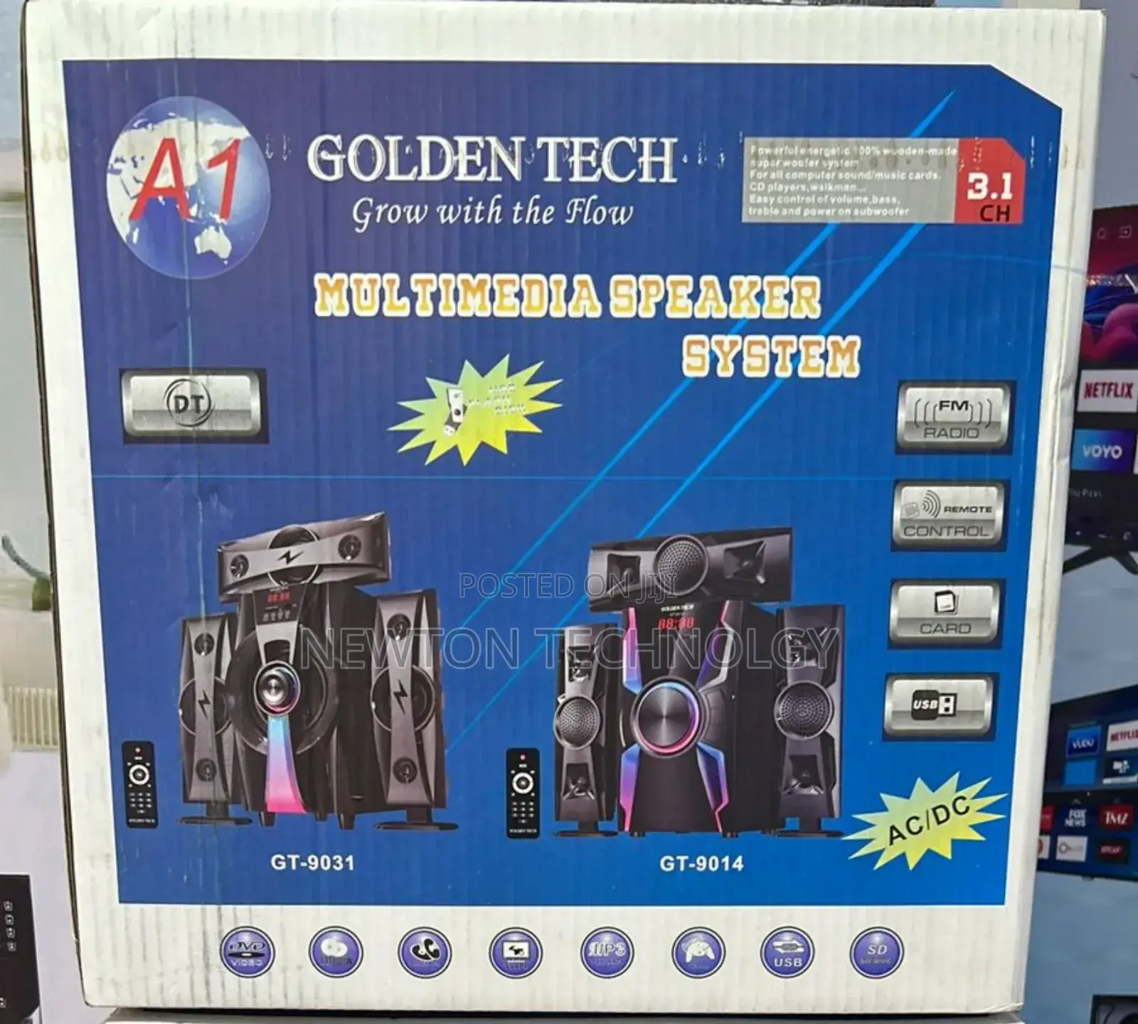 3.1ch Goldentech Multimedia Speaker Woofer