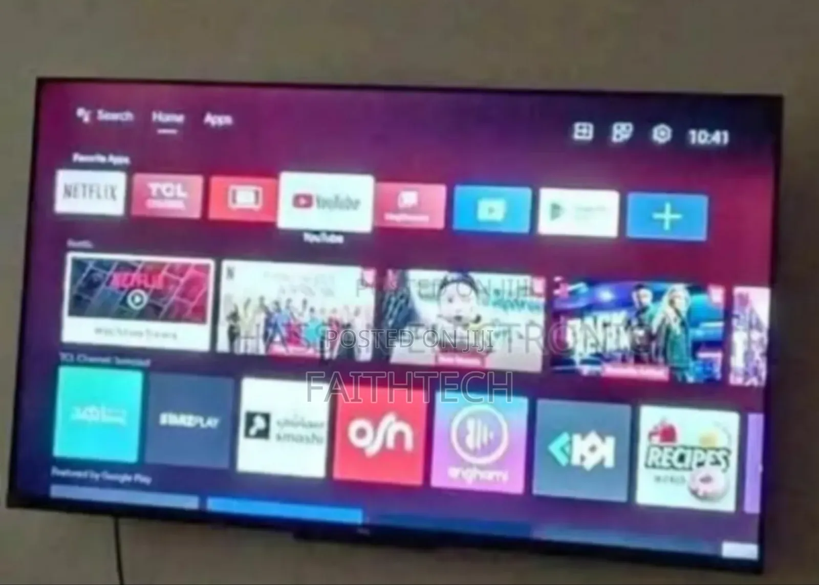 TCL 32inches Smart Tv Frameless
