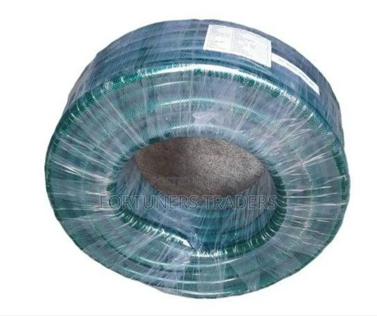 Green Braided Hosepipe 1 Inch by 50 Metres