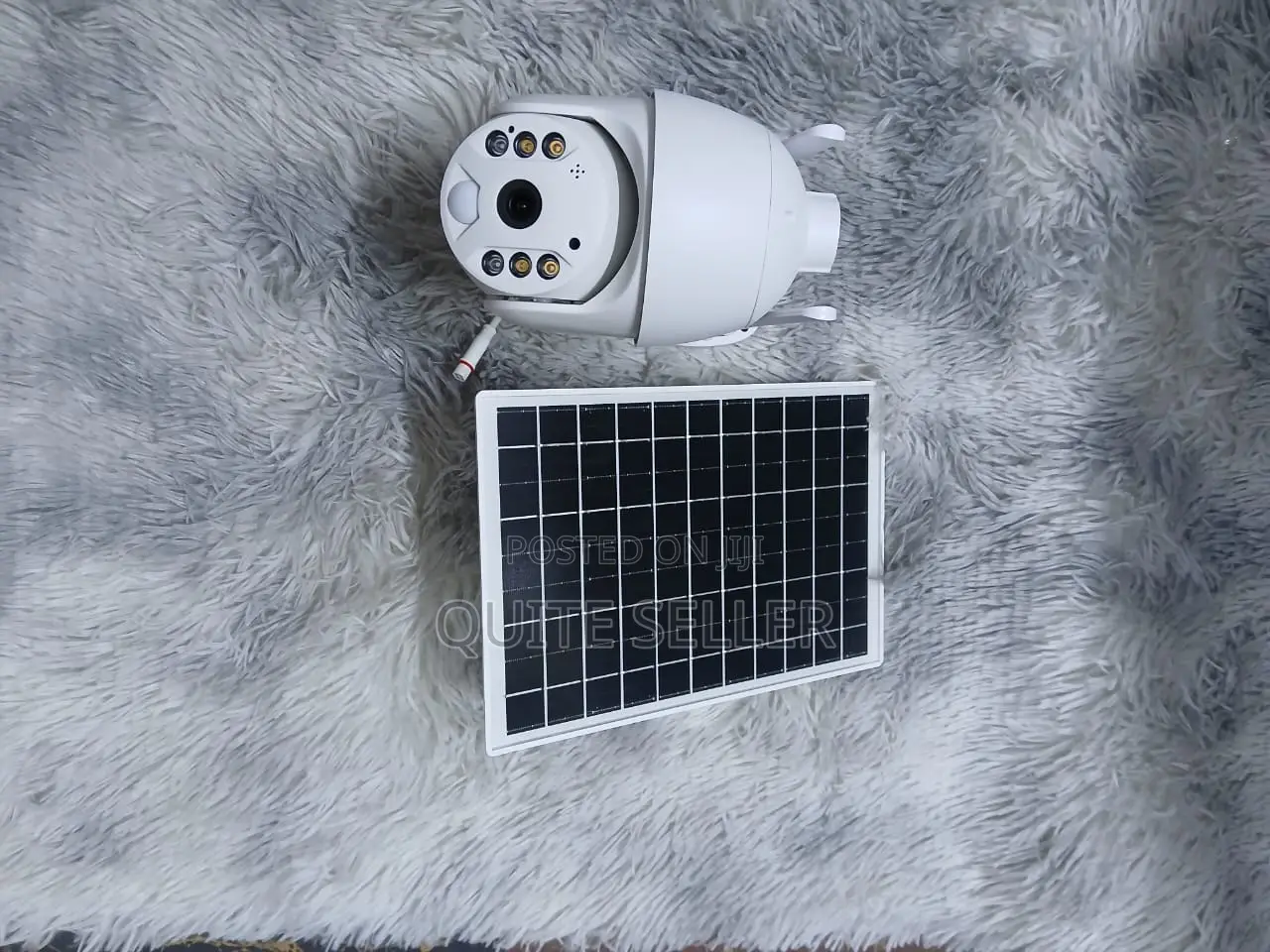 4mp Wireless Solar Panel Powered Ubox 4g 360 PTZ Outdoor