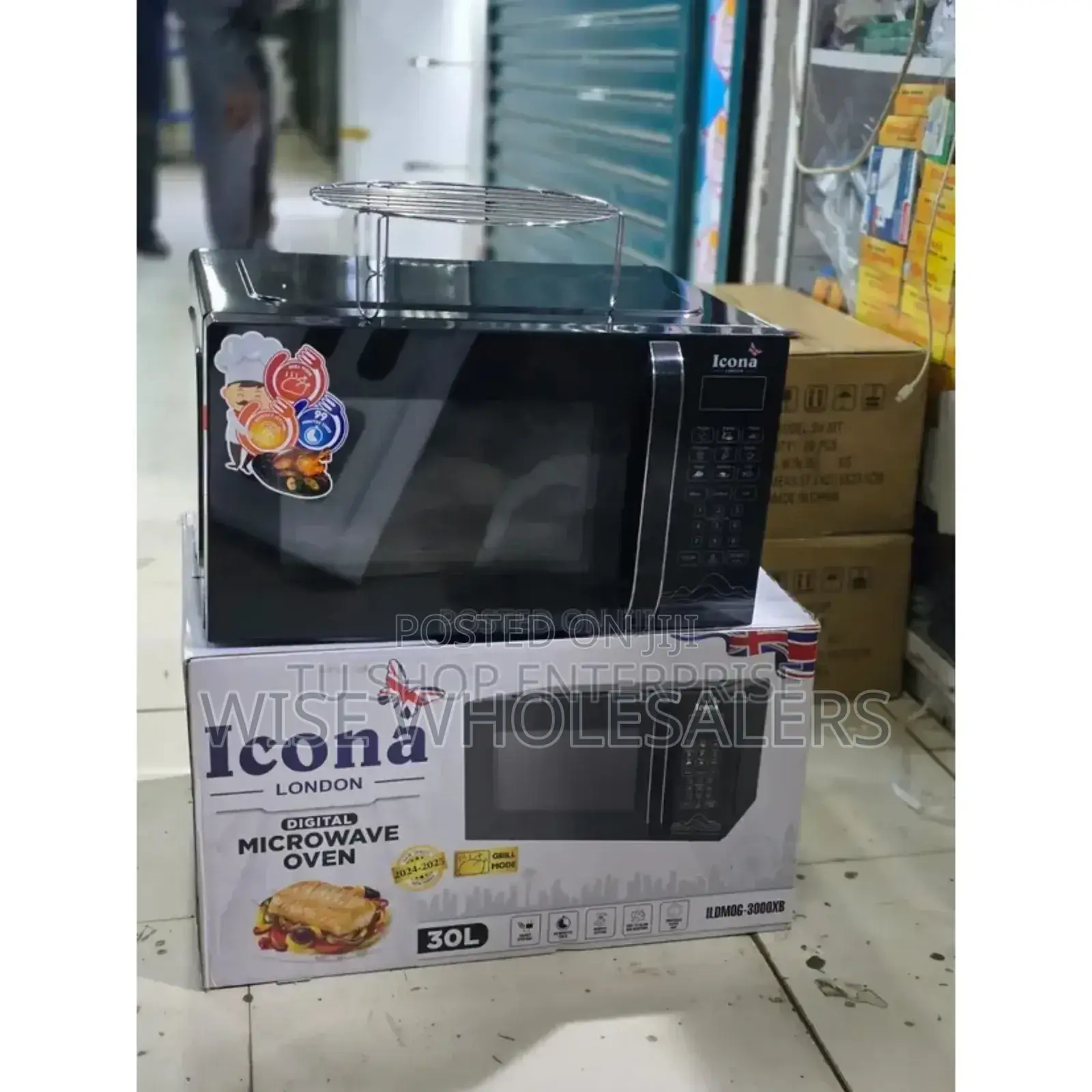 Icona 30l Digital Microwave Grill...