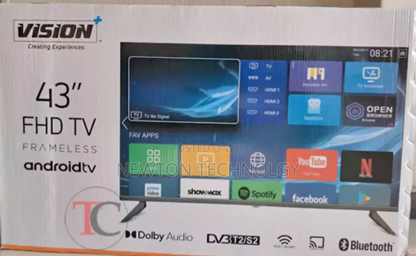 Vision 43 Smart Tv Frameless