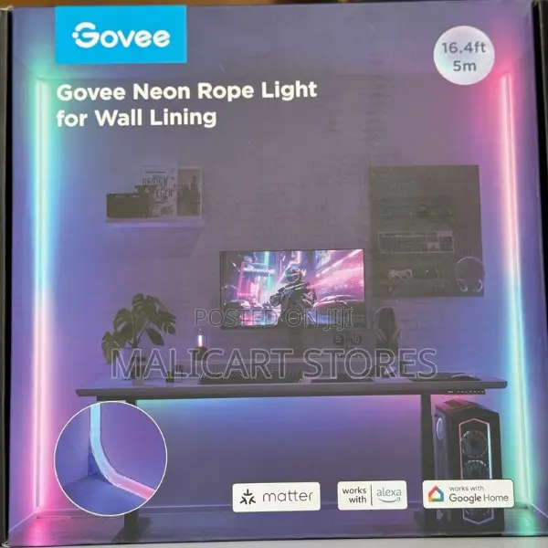Govee Neon Rope Light for Wall Lining – 5m