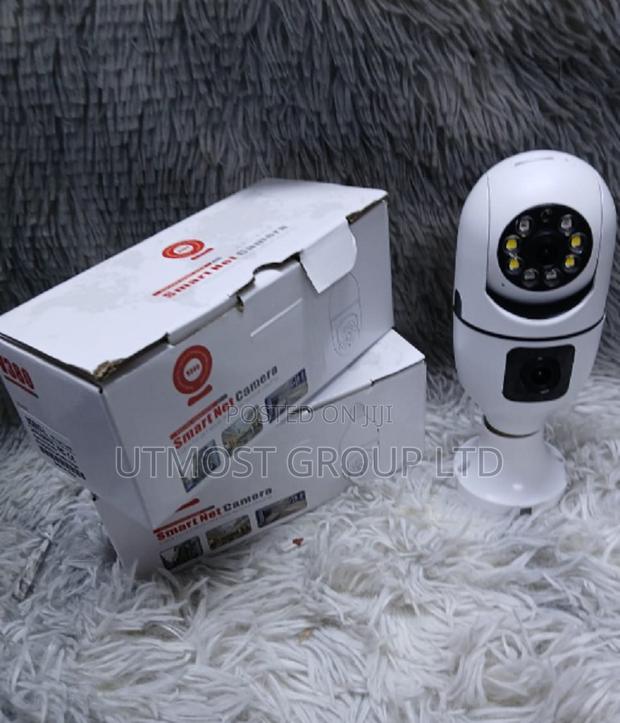 Dual Lens 360° PTZ Smart Cctv, Wireless Camera With Dual Screen View - main view