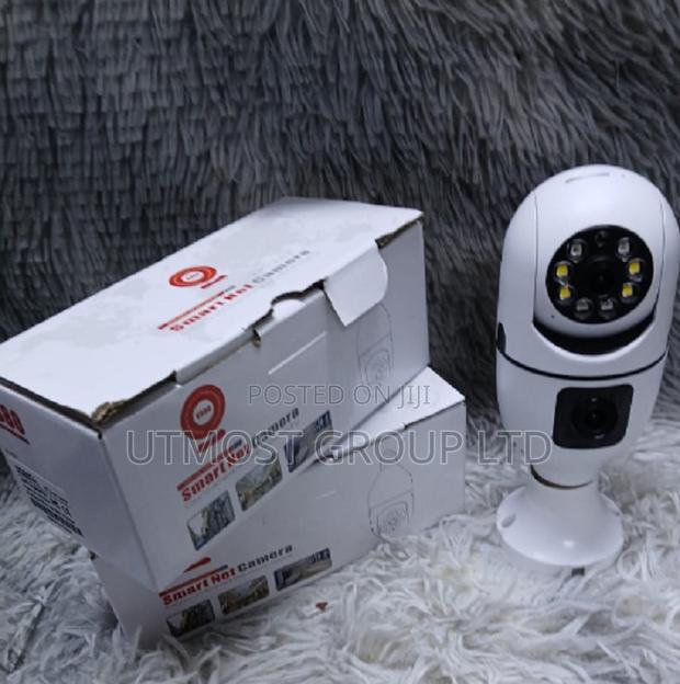 ;Dual Lens CCTV Light Vision Motion Sensor Two-Way Audio Micro Sd Card - main view