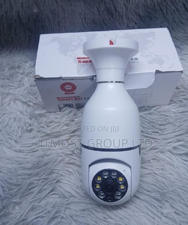 4mp 1080p Dual Lens 360° PTZ Smart Cctv, Wireless Light Bulb Camera