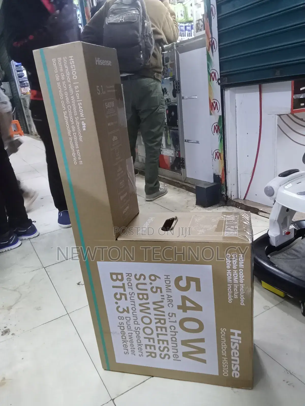 5.1 Hisense Soundbar 5400 Watts