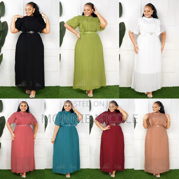 Plaited Maxi Dress. - main view