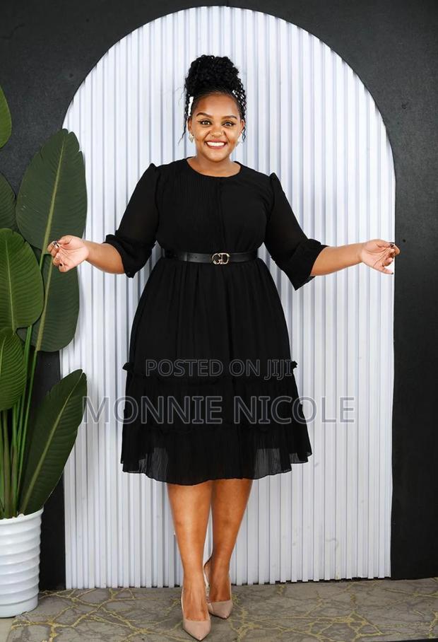 Black Skater Dress - main view