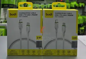 Budi Type C to Type C Fast Chargers*65w Pd 2.1m*