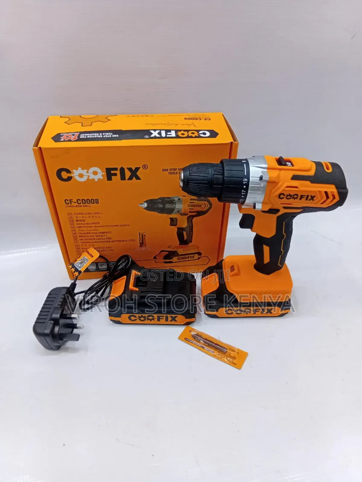Cofix Cordless Drill 20v With Extra Battery