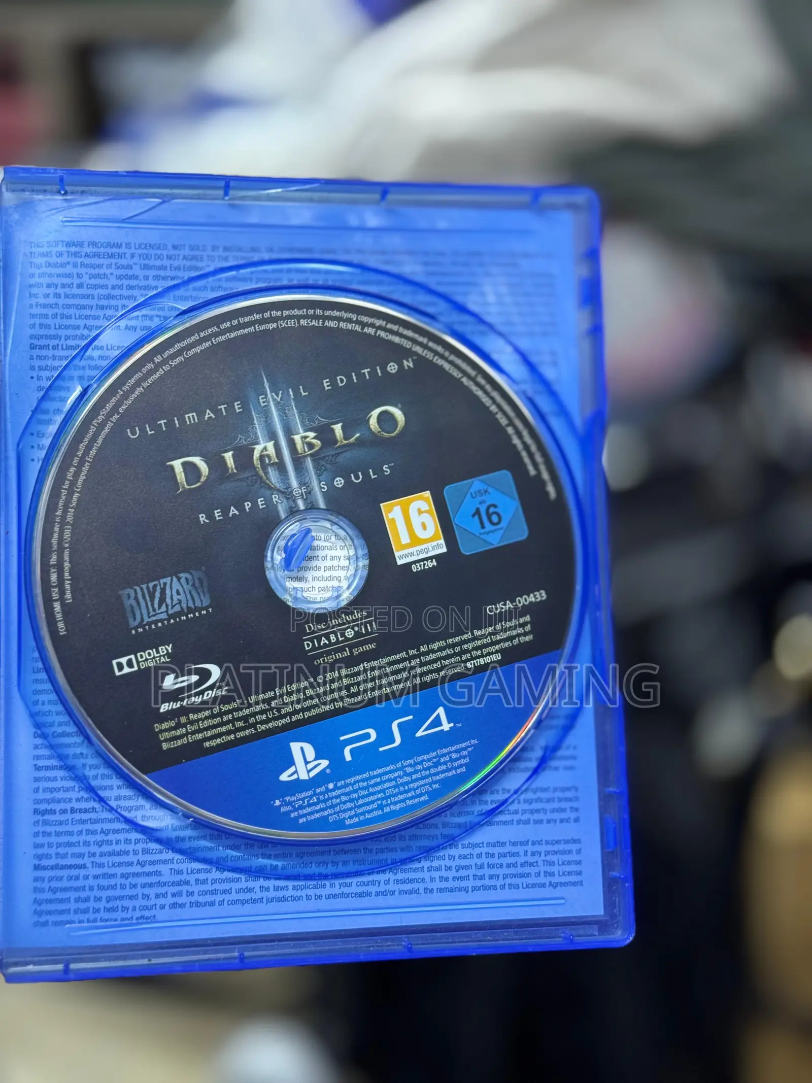 Diablo Iii 3 Reaper Of Souls Ultimate Evil Edition Ps4