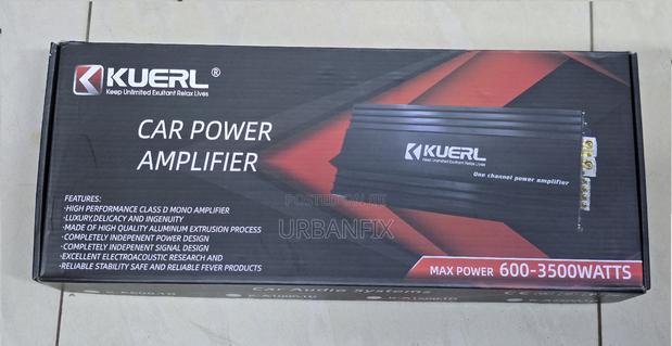 Kuerl 3500watts Max (2500watts RMS Power) Monoblock Bass Amplifier