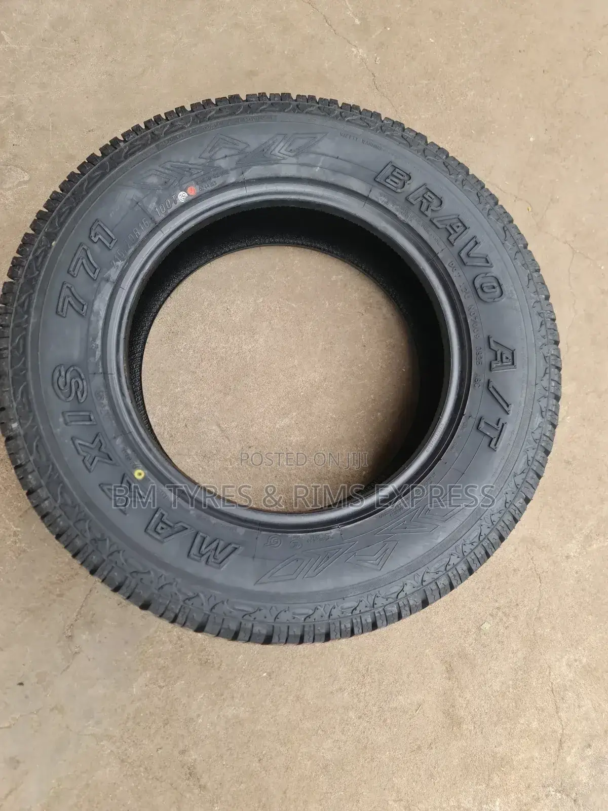 215 /70 R16 Maxxis Tyres(All Terrrain)Bravo.