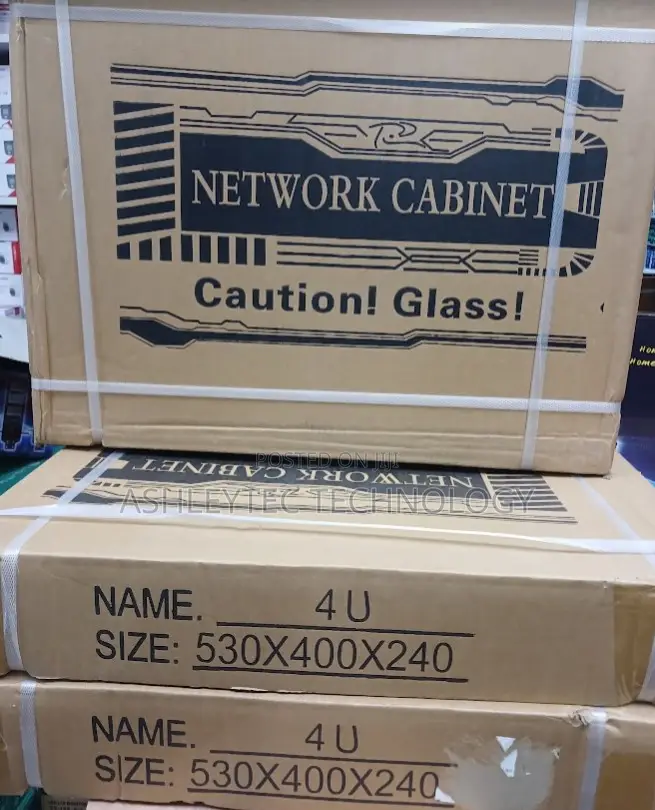 Vented Side Panels 4u Wall Mounted Data Cabinet Server Rack