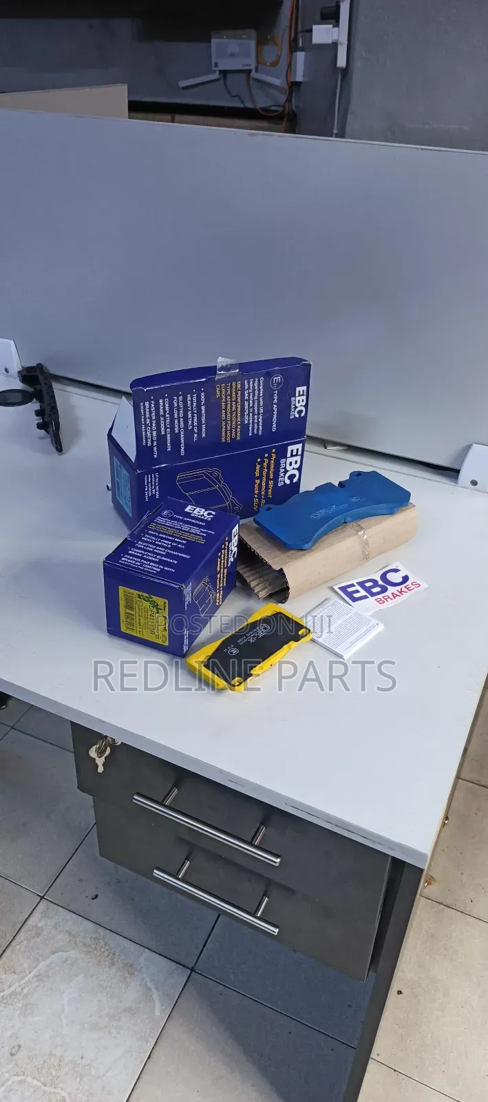 Big Callipers Brake Pads by Ebc Performance.
