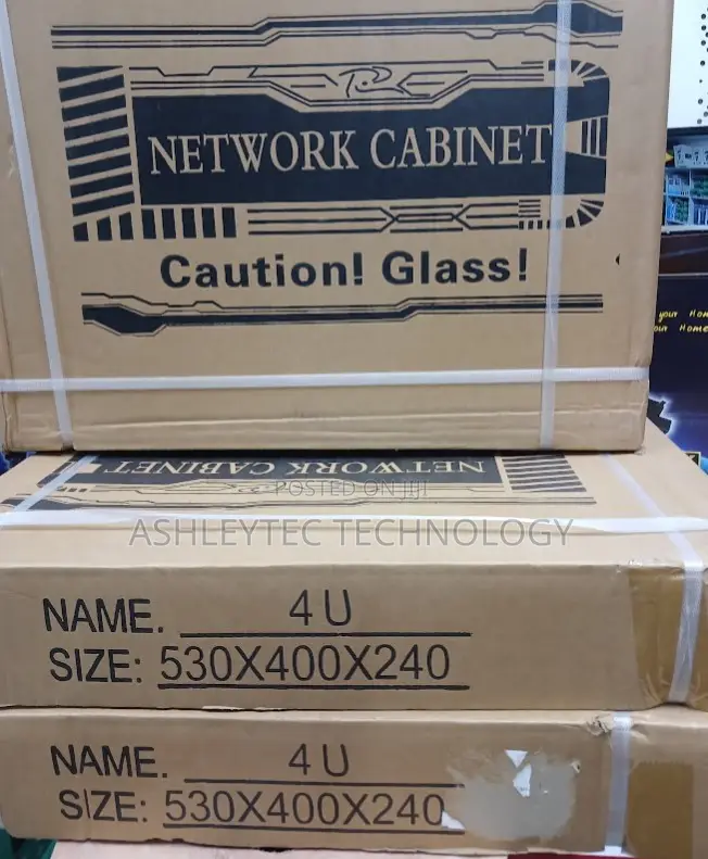 Removable Covers 4u Wall Mounted Data Cabinet Server Rack