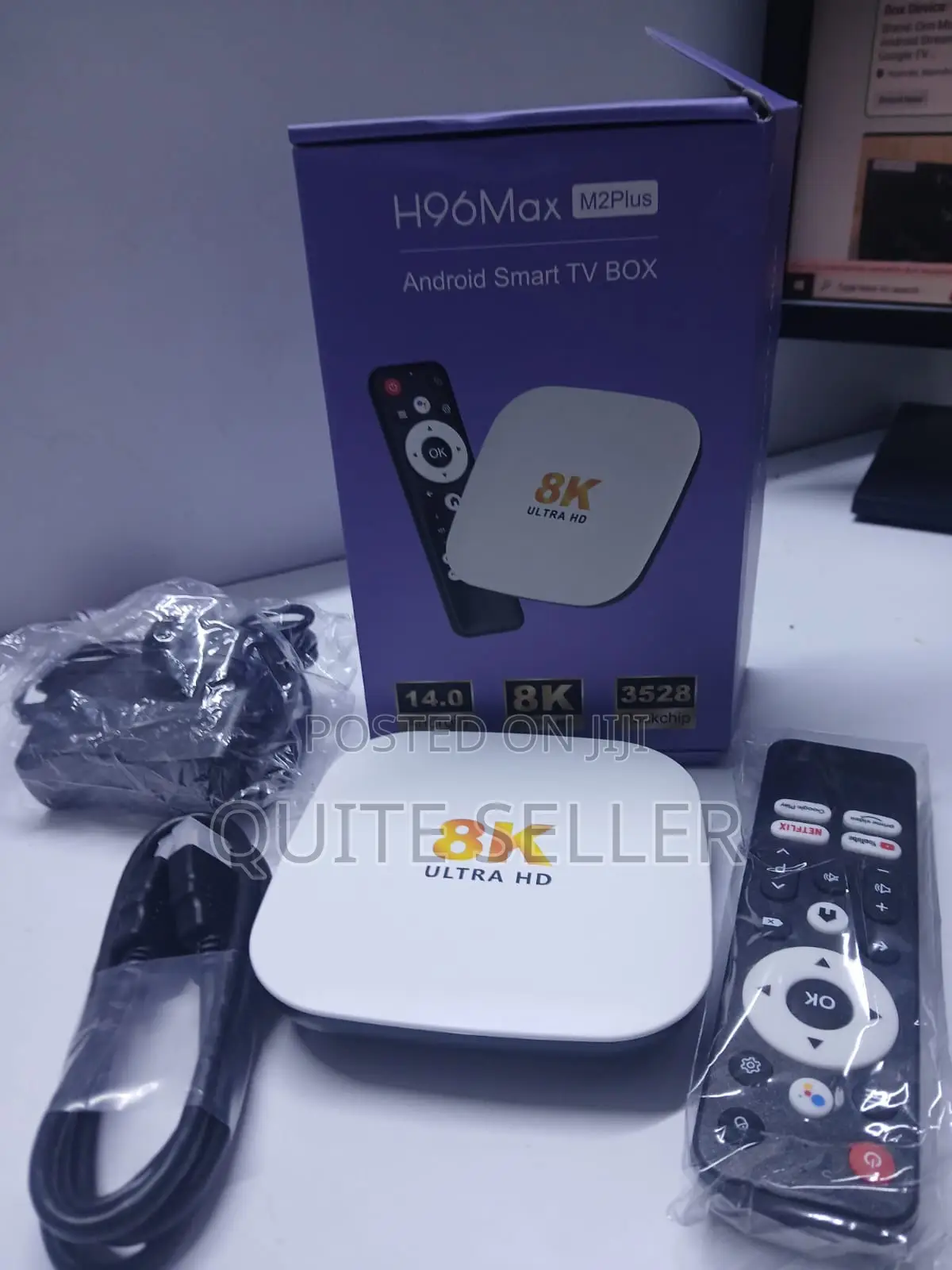 Android14 Smart Tv Box 3528 Utra Hd 4+32gb H96max M2plus