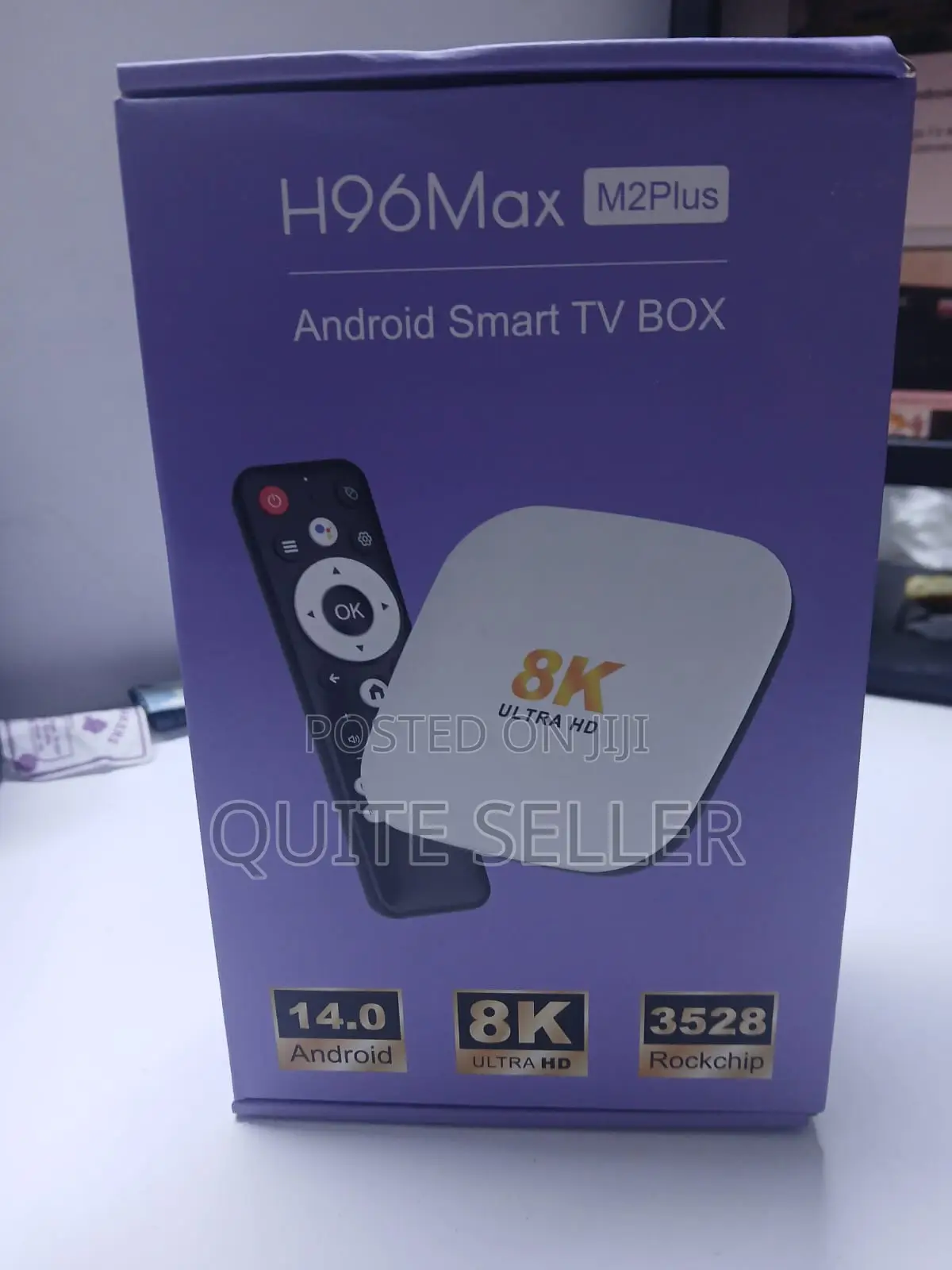 Android14 Smart Tv Box 3528 Utra Hd 4+32gb H96max M2plus