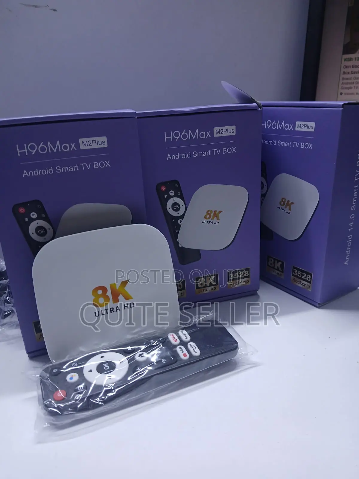 H96 Max M2 Plussmart Google Android 14 Tv Box 4+32gb
