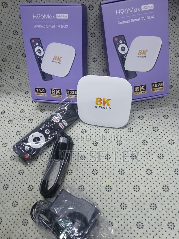 New H96 Max Tv Box Rk3528 Quad Core Android 14 4+128gb - thumbnail 2