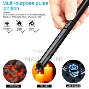 Electric Arc Usb Rechargeable Lighter Windproof Flameless Plasma