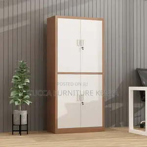 Office Cabinet: Lockable 4-Steel Door Office Locker Cabinet