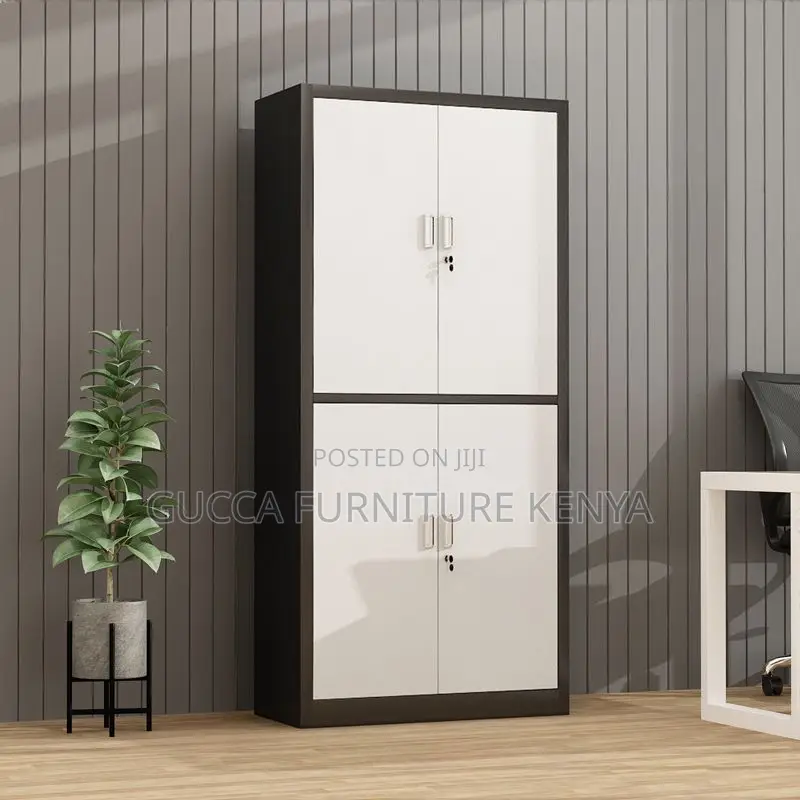 Office Cabinet: Lockable 4-Steel Door Office Locker Cabinet