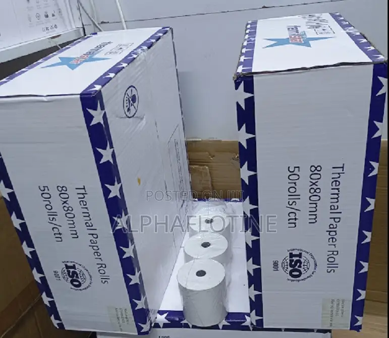 80mm X 80mm Thermal Rolls(Receipts, Pos Transactions)